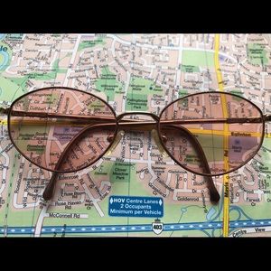 Vintage Safilo Light Pink Tinted Sunglasses